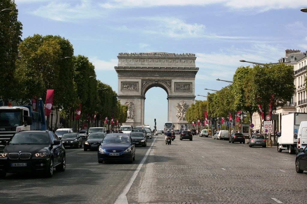 arch of triumph Champs Elysees